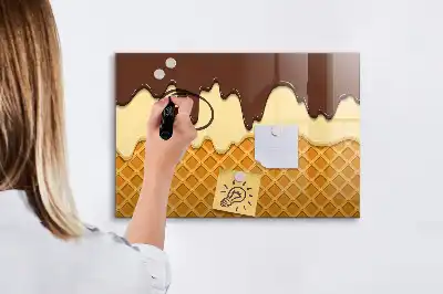 Lavagna magnetica per disegnare modello Gelato