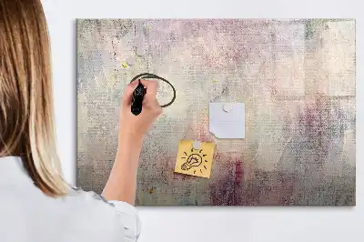 Lavagna magnetica per scrivere modello astrazione dipinta