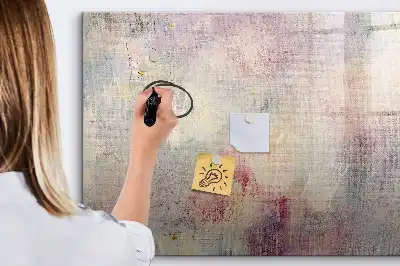 Lavagna magnetica per scrivere modello astrazione dipinta