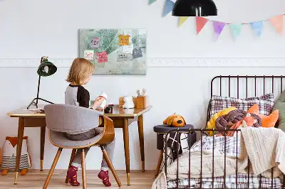 Lavagna magnetica per disegnare con superficie effetto marmo