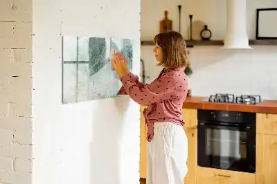 Lavagna magnetica per disegnare con superficie effetto marmo