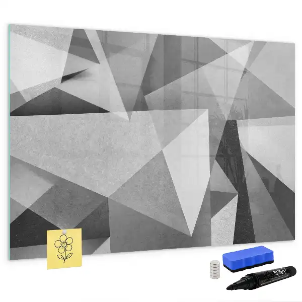 Lavagna magnetica per disegnare motivo astrazione 3D