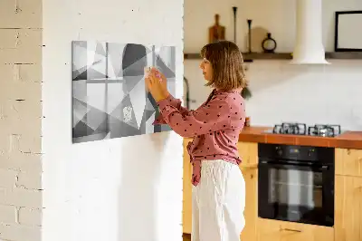 Lavagna magnetica per disegnare motivo astrazione 3D