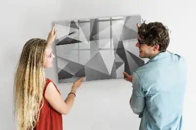 Lavagna magnetica per disegnare motivo astrazione 3D