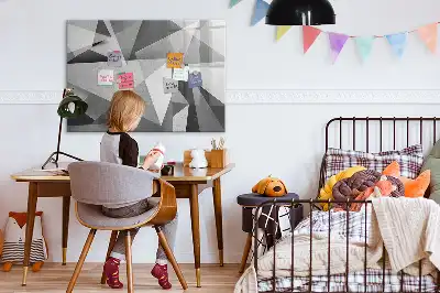 Lavagna magnetica per disegnare motivo astrazione 3D