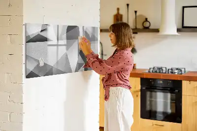 Lavagna magnetica per disegnare motivo astrazione 3D