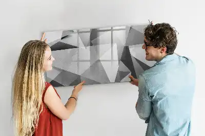 Lavagna magnetica per disegnare motivo astrazione 3D