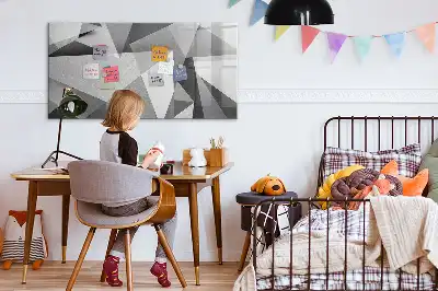 Lavagna magnetica per disegnare motivo astrazione 3D