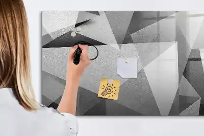Lavagna magnetica per disegnare motivo astrazione 3D