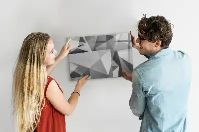 Lavagna magnetica per disegnare motivo astrazione 3D