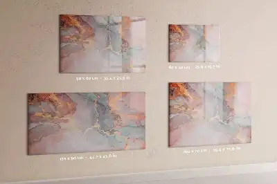 Lavagna magnetica con finitura effetto marmo decorativo