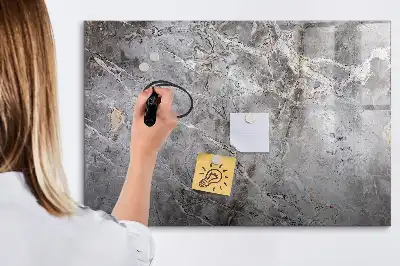 Lavagna magnetica per scrivere con motivo marmorizzato