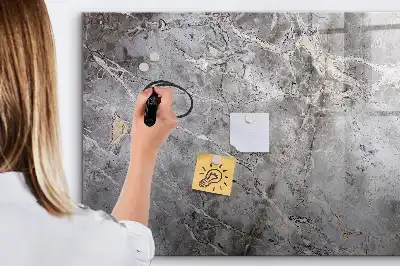 Lavagna magnetica per scrivere con motivo marmorizzato