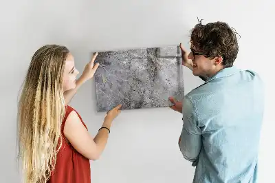Lavagna magnetica per scrivere con motivo marmorizzato