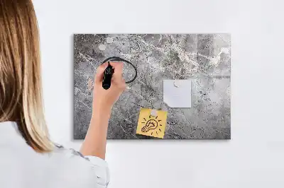 Lavagna magnetica per scrivere con motivo marmorizzato