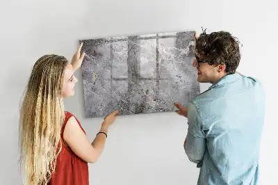 Lavagna magnetica per scrivere con motivo marmorizzato