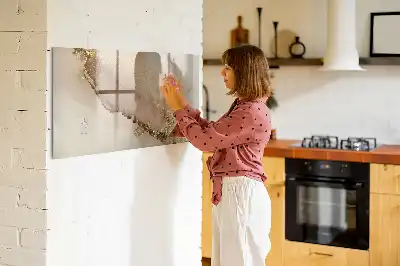Lavagna magnetica per disegnare motivo in marmo dorato