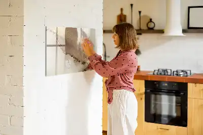 Lavagna magnetica per disegnare motivo in marmo dorato