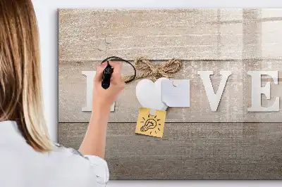 Lavagna magnetica per disegnare modello Testo Amore