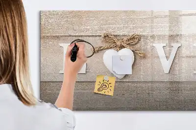 Lavagna magnetica per disegnare modello Testo Amore