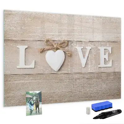 Lavagna magnetica per disegnare modello Testo Amore