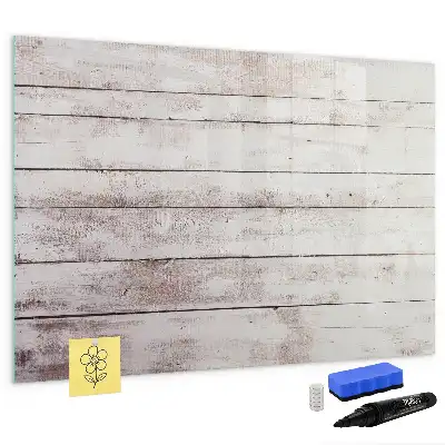 Lavagna magnetica motivo effetto assi di legno