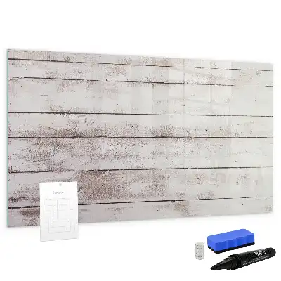 Lavagna magnetica motivo effetto assi di legno