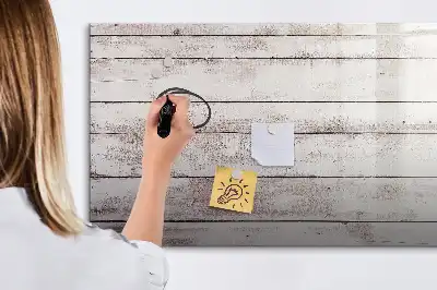 Lavagna magnetica motivo effetto assi di legno