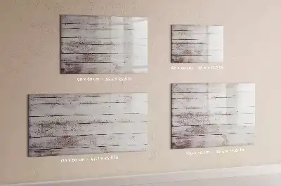 Lavagna magnetica motivo effetto assi di legno