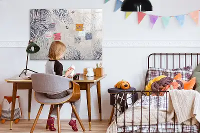 Lavagna magnetica decorazione a forma di foglia di palma