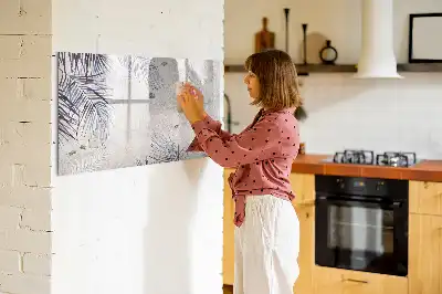 Lavagna magnetica decorazione a forma di foglia di palma