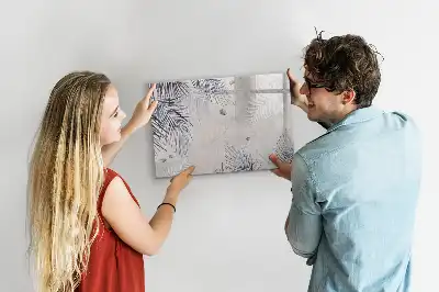 Lavagna magnetica decorazione a forma di foglia di palma