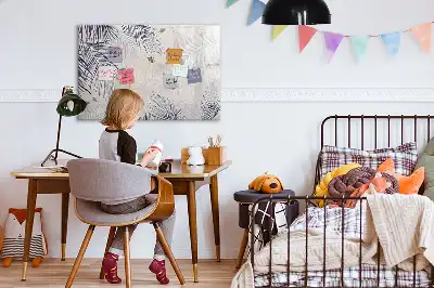 Lavagna magnetica decorazione a forma di foglia di palma