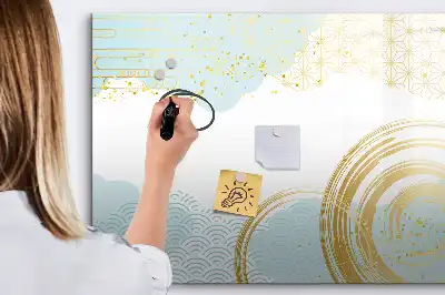 Lavagna magnetica motivo decorativo per disegnare