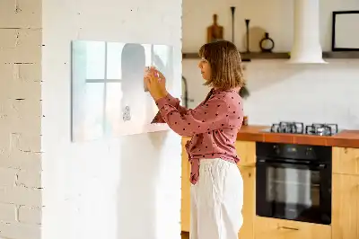 Lavagna magnetica con design in marmo ad acquerello