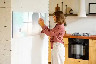 Lavagna magnetica con design in marmo ad acquerello