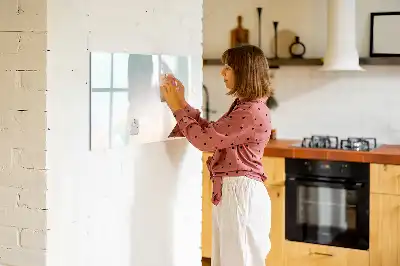 Lavagna magnetica con design in marmo ad acquerello