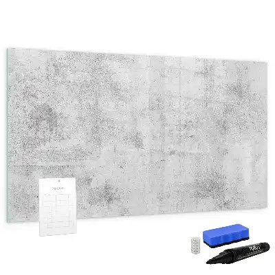 Lavagna magnetica con finitura effetto cemento
