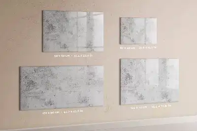 Lavagna magnetica con finitura effetto cemento