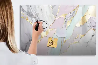 Lavagna magnetica per disegnare con motivo marmorizzato