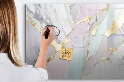 Lavagna magnetica per disegnare con motivo marmorizzato