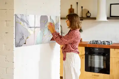 Lavagna magnetica per disegnare con motivo marmorizzato