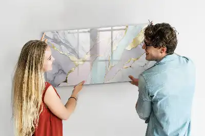 Lavagna magnetica per disegnare con motivo marmorizzato