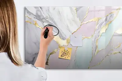 Lavagna magnetica per disegnare con motivo marmorizzato
