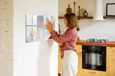 Lavagna magnetica per disegnare con motivo marmorizzato
