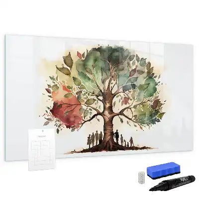 Lavagna magnetica per disegnare a forma di albero genealogico