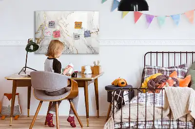 Lavagna magnetica per disegnare motivo marmo decorativo