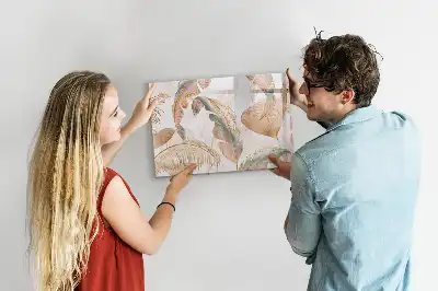 Lavagna magnetica per disegnare con motivo a foglie