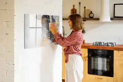 Lavagna magnetica con finitura effetto marmo