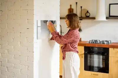 Lavagna magnetica con finitura effetto marmo